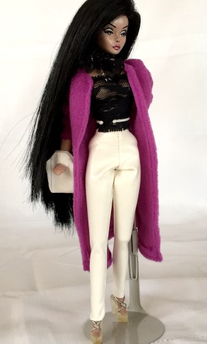 #104 D14P2 BLACK LACE, DOVE, LACE COLLECTION, DOLL 14 (D14)