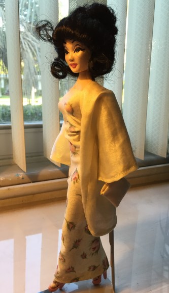 #66D19P1 KIKU, LACE COLLECTION, DOLL 19 (D19), BY ARTIST ANN SULLIVAN