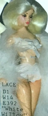 #111 D1AP32 LACE, THE FASHION DOLL, LACE COLLECTION, DOLL ONE (D1)