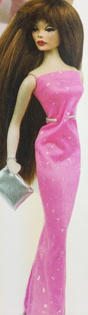 #88D27P1 BLUSH, LACE COLLECTION, DOLL 27 (D27)