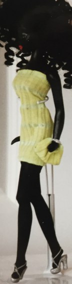 #98D29P5 CARIBBEAN LACE, NOIR, LACE COLLECTION, DOLL 29 (D29)