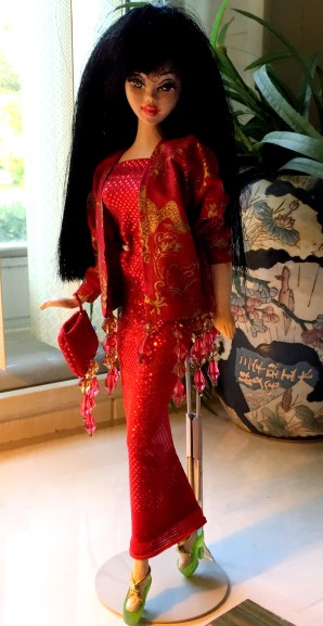 #42D9P1 PEARL, LACE COLLECTION, DOLL 9 (D9), BY ARTIST ANN SULLIVAN